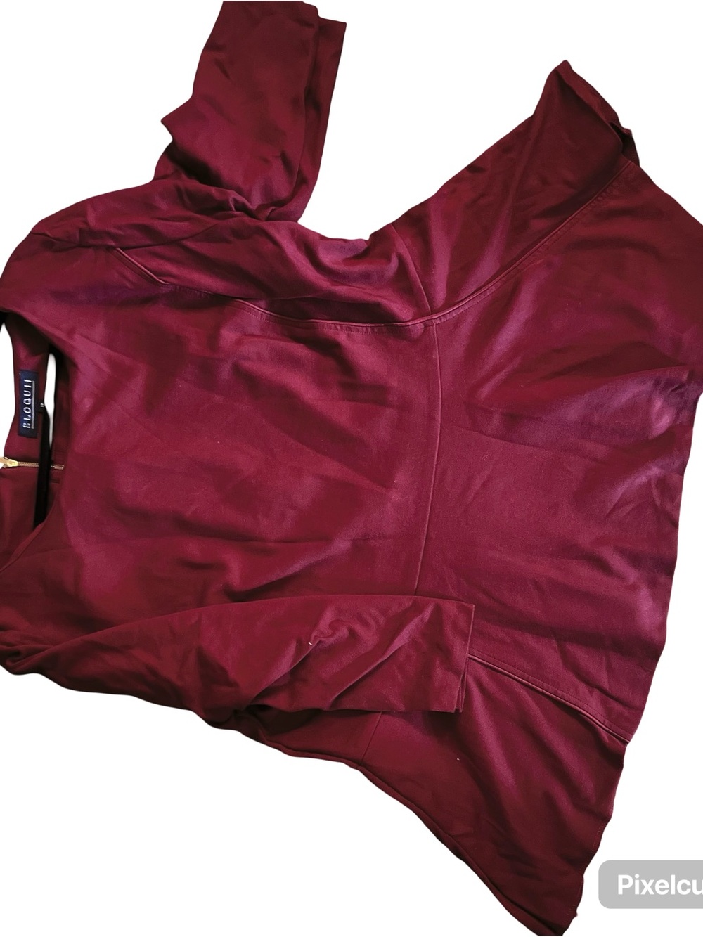 bloom Wine Red Women's Blazer-Style Pullover Jacket